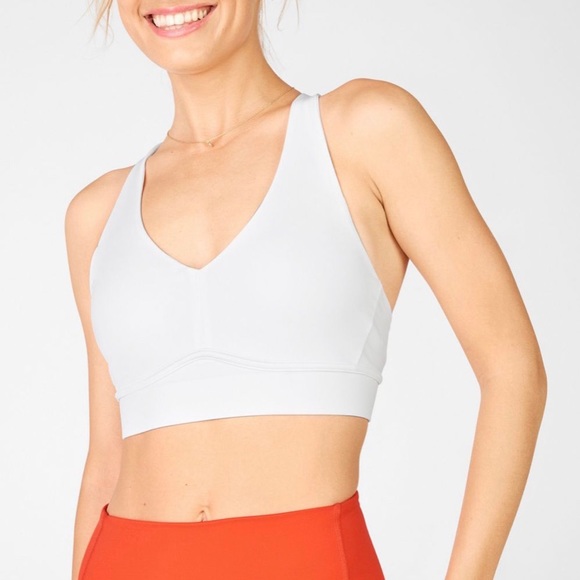 FableticsAll Day Every Day Adjustable Bra XS White - Picture 1 of 4